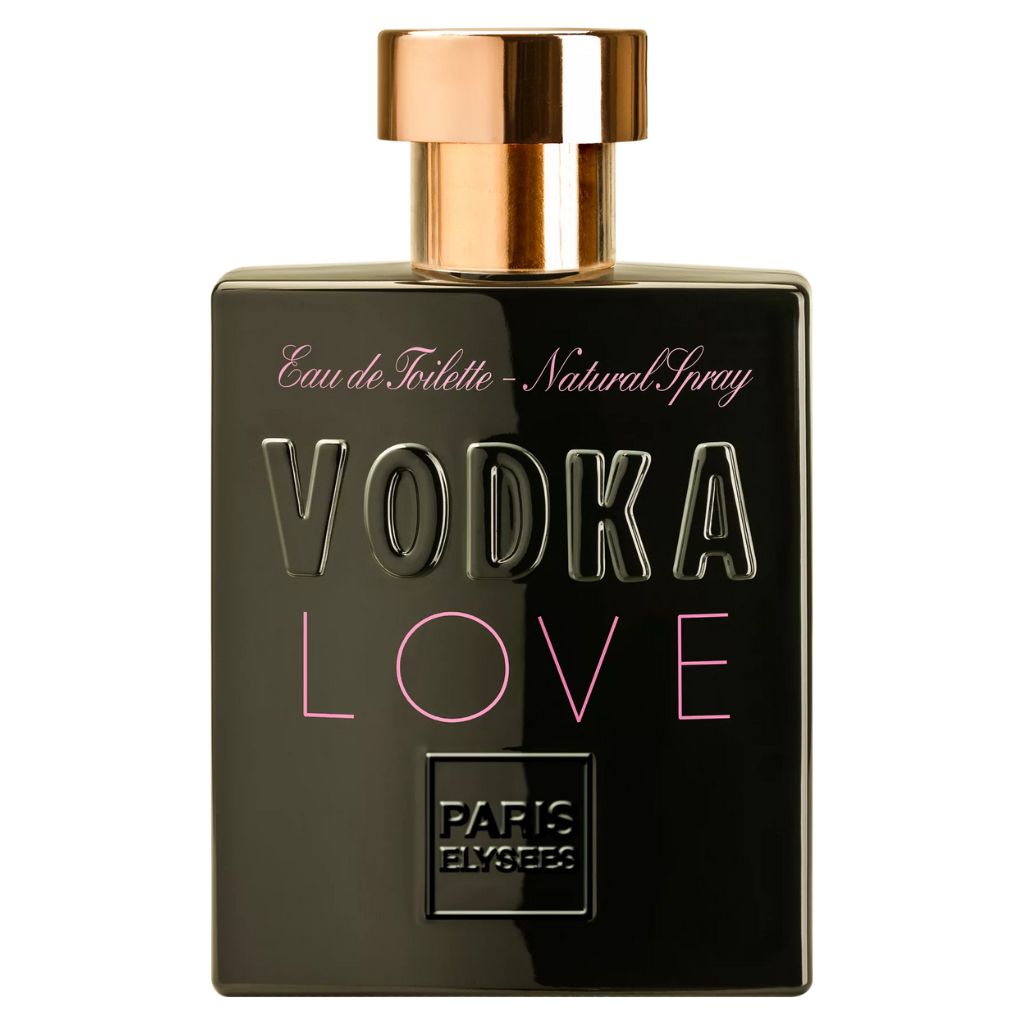 Perfume Vodka Love Paris Elysees Toilette 100ml frasco vidro contratipo do Midnight Fantasy de Britney Spears