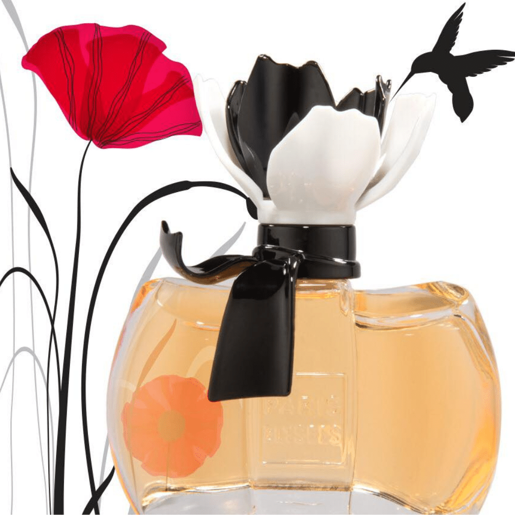 Perfume Paris Elysees Feminino La Petite Fleur Blanche 100 ml Foto com flor ao fundo