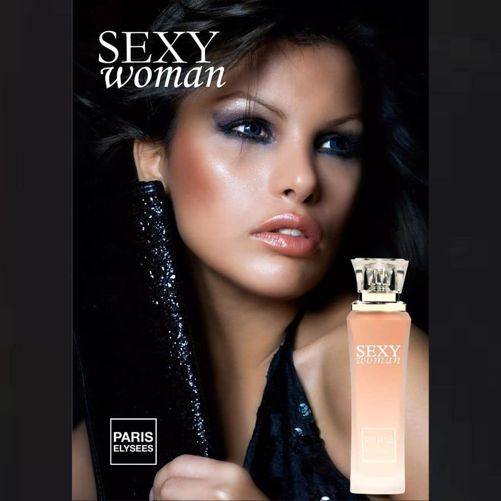 Perfume Feminino Sexy Woman Paris Elysees 100 ml Imagem fundo preto