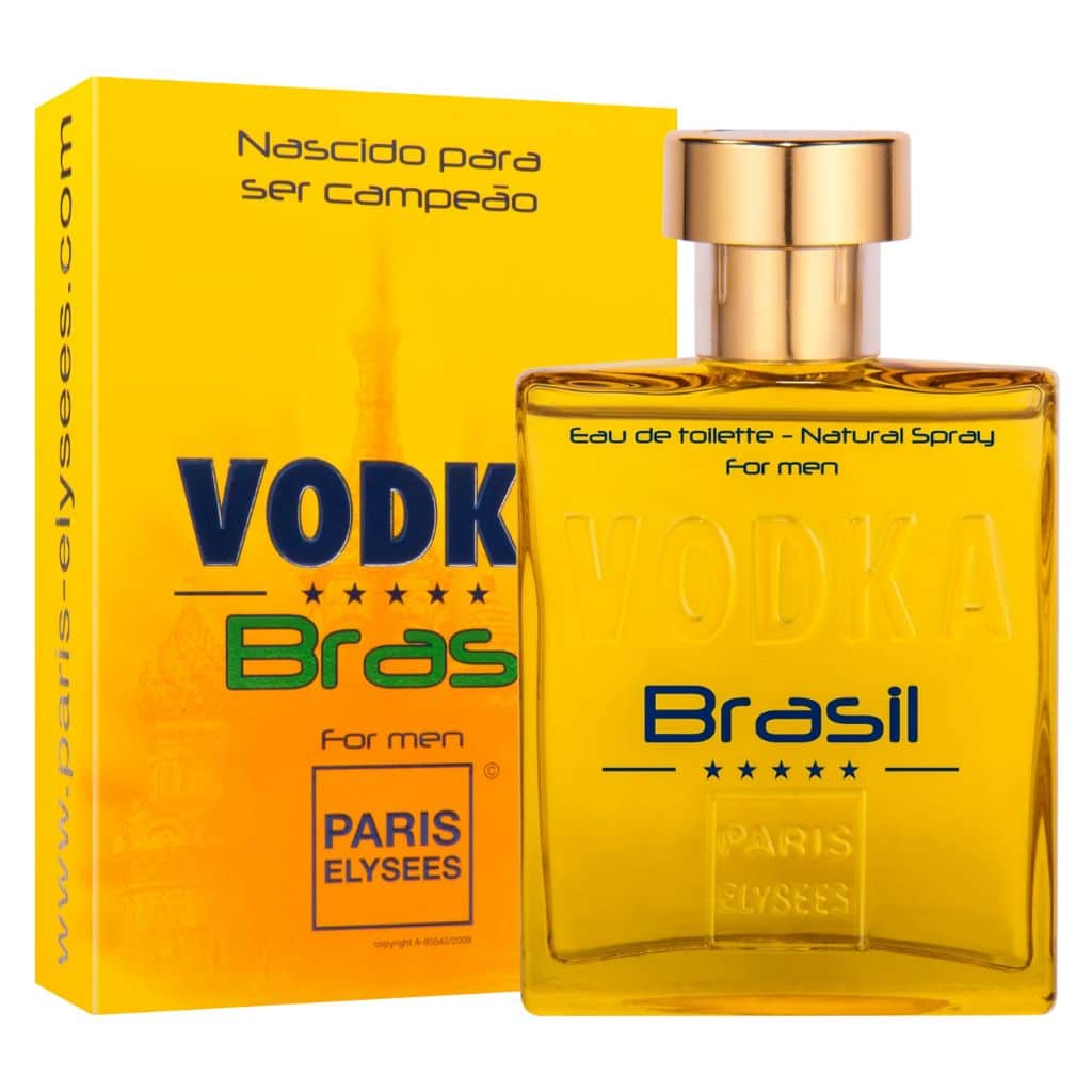 Vodka Brazil Amarelo Paris Elysees 100ml Yellow