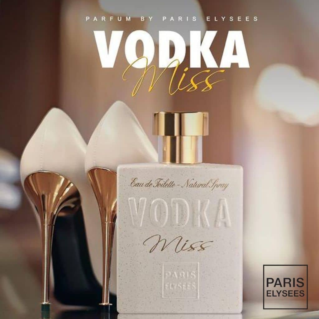 Perfume Feminino Vodka Miss Paris Elysees 100 ml imagem do frasco