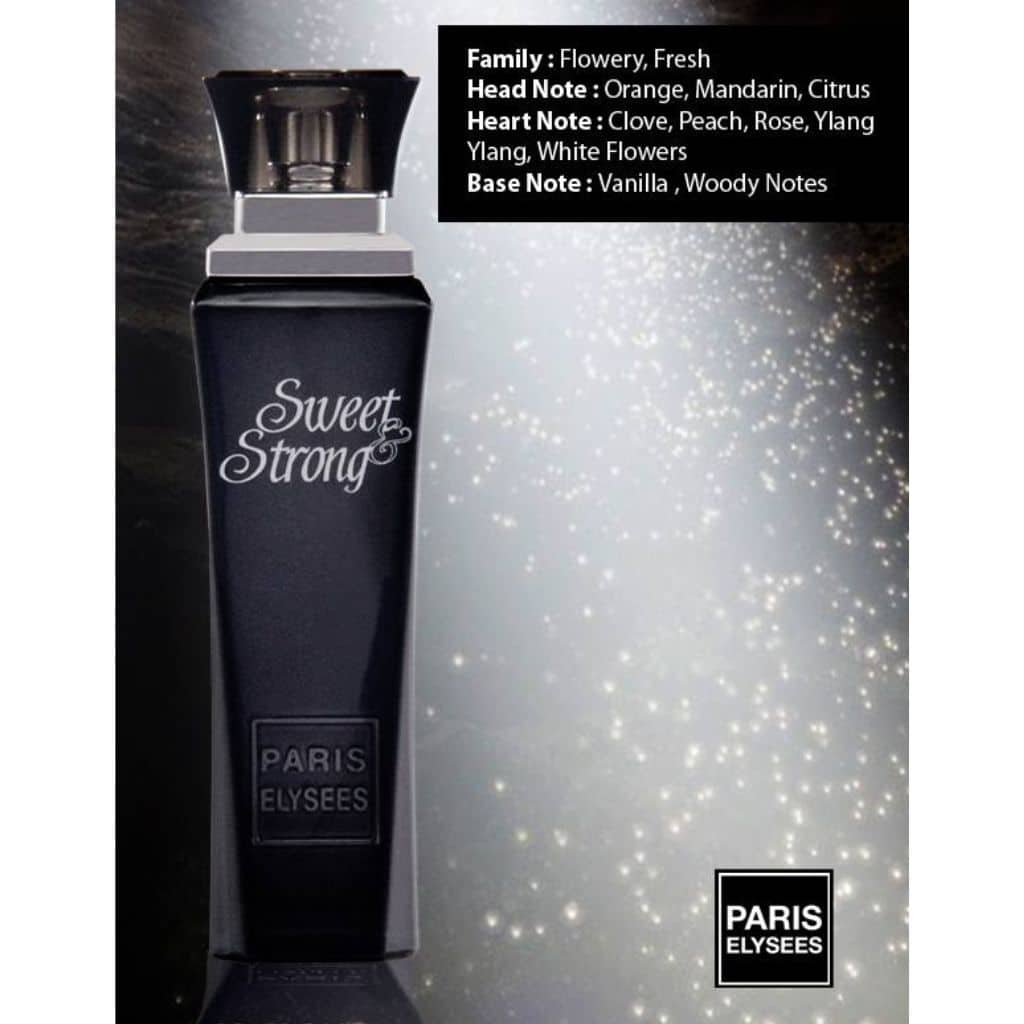 Perfume Feminino Sweet & Strong Paris Elysees 100ml