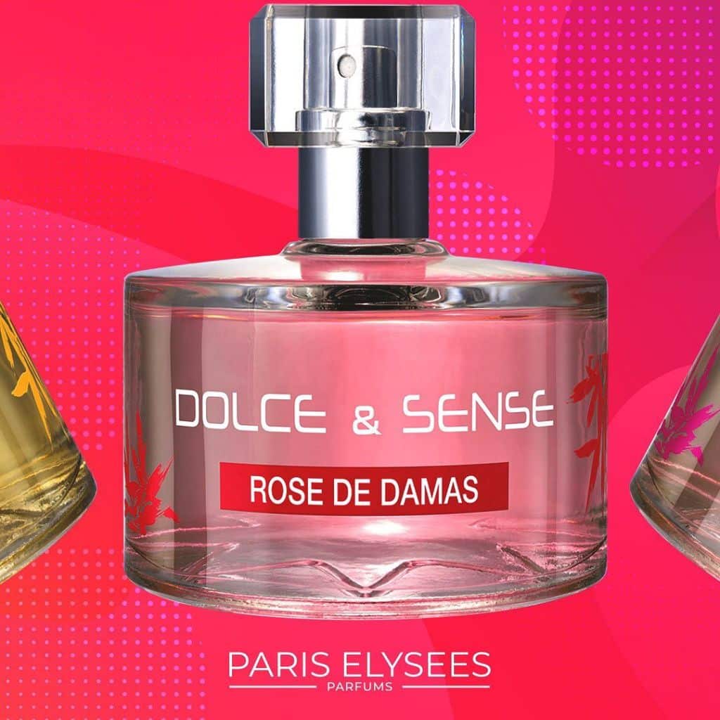 Perfume Feminino Dolce & Sense Rose de Damas Paris Elysees 60ml