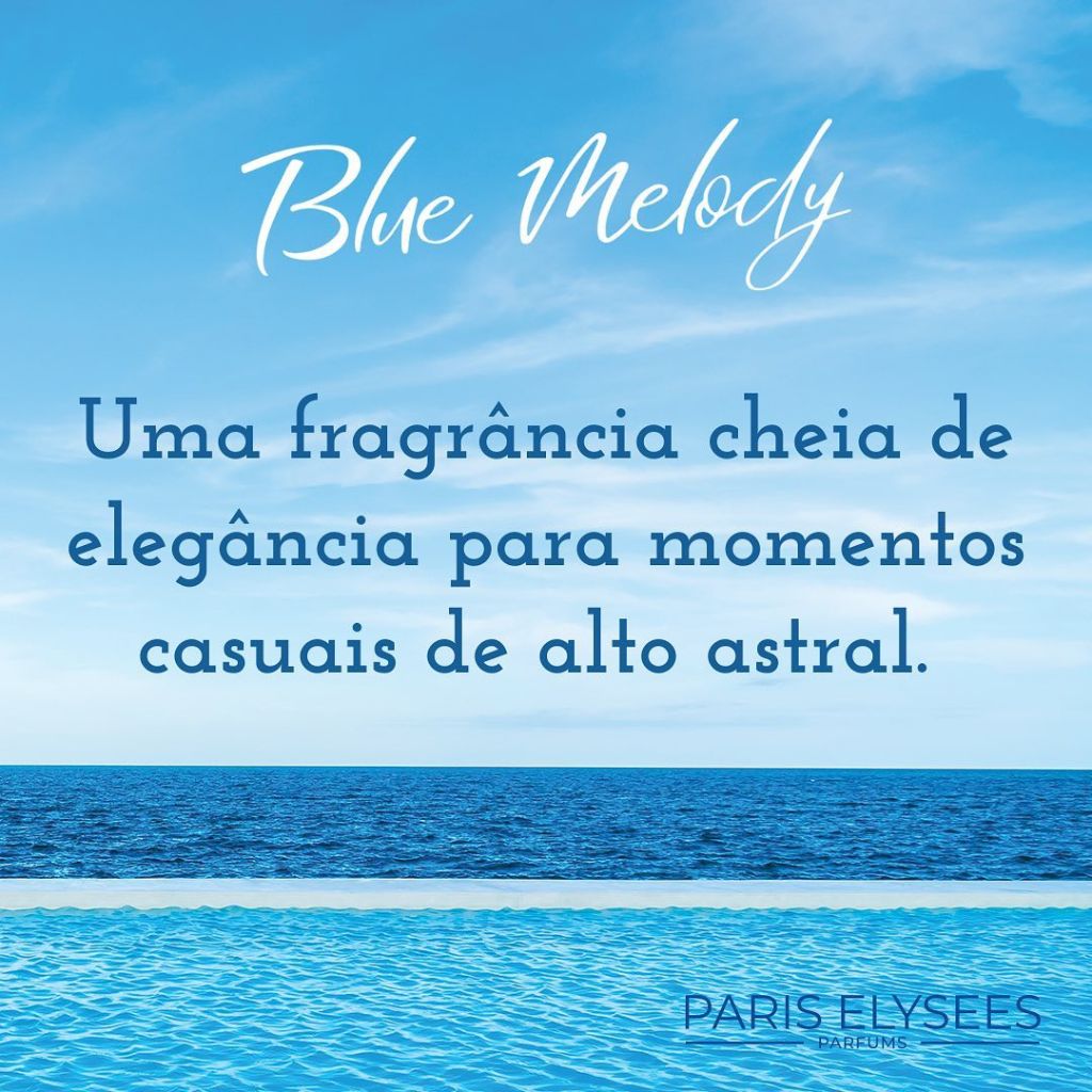 Fragrancia Blue Melody Paris Elysees Perfume Feminino 100 ml