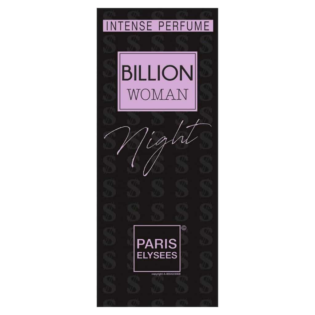 Billion Woman Night Paris Elysees Perfume Feminino 100ml EDT