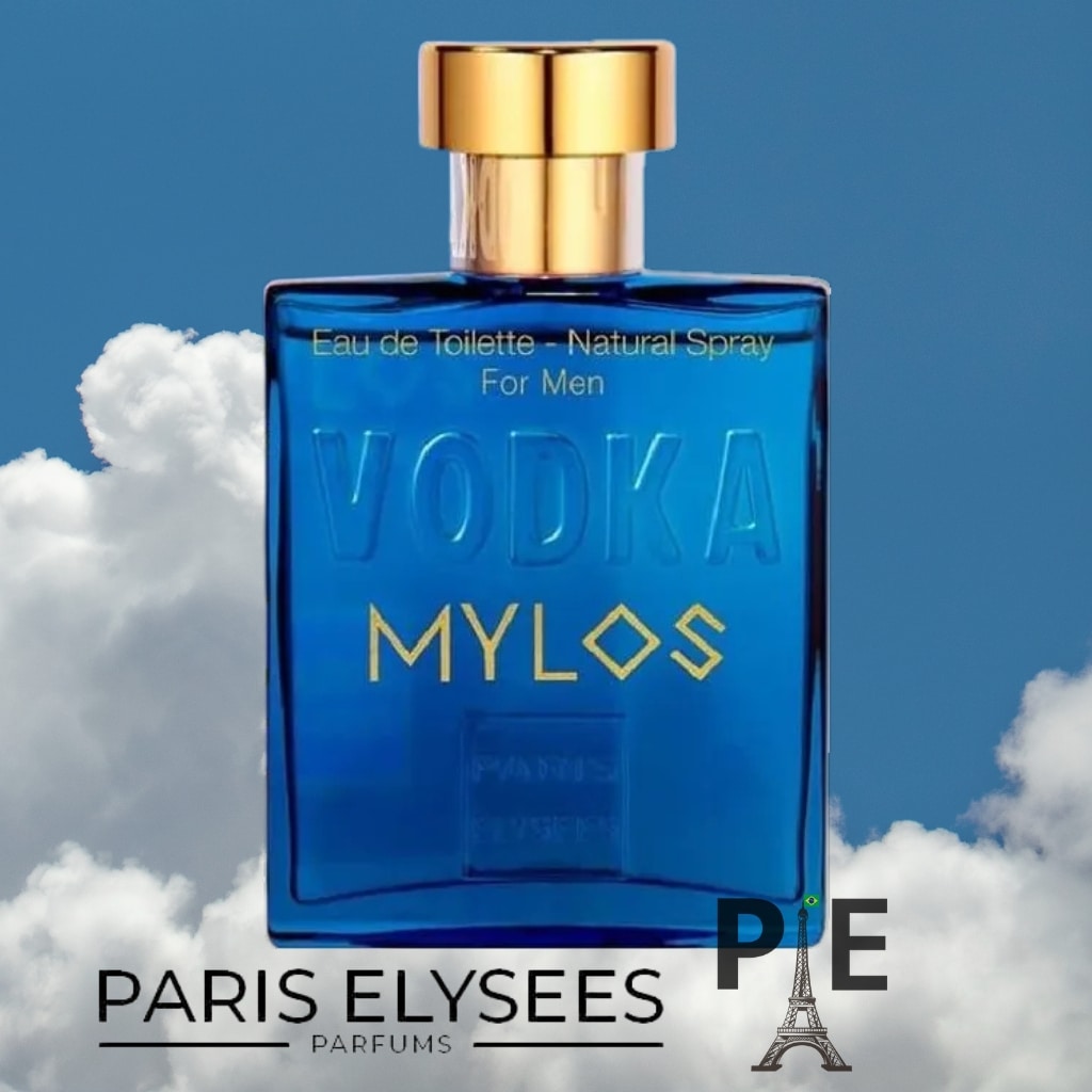 Vodka Mylos Paris Elysees Perfume Masculino EDT 100 ml