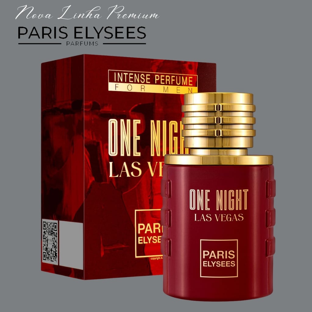 Lançamento Perfume One Night Paris Elysees 100 ml Contratipo