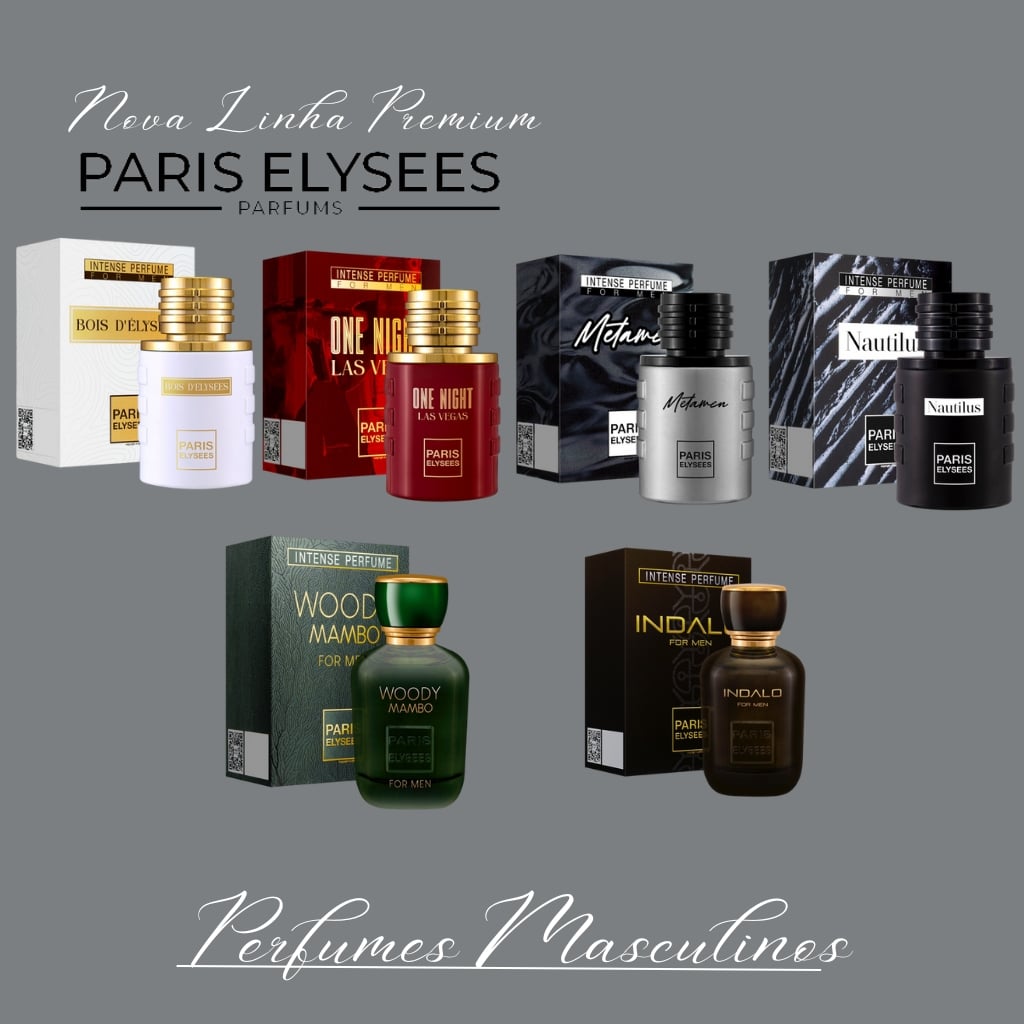 Bois D´Elysees Paris Elysees Perfume Masculino 100 ml coleção lançamento 2025